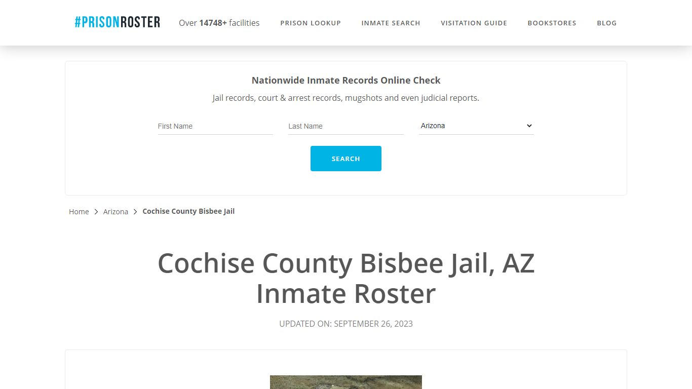 Cochise County Bisbee Jail, AZ Inmate Roster - Prisonroster